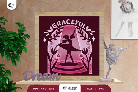 3D SVG Art for Sports Blogs: Ballerina on Stage Design Review