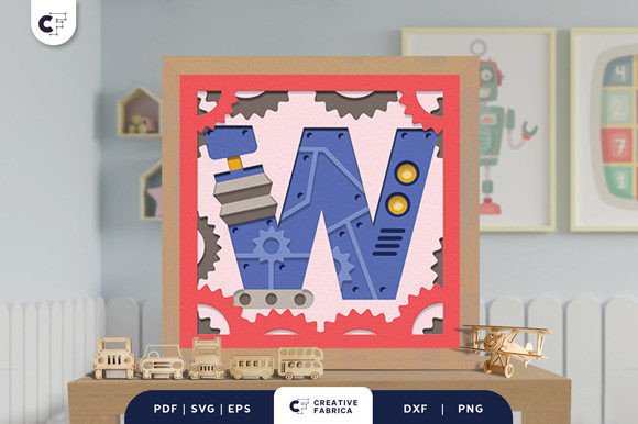 Alphabet Robot Letter W 3D Shadow Box: A Designer’s Real-World Review