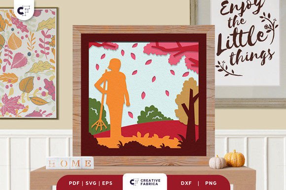 Autumn Fallen Leaves 3D Light Box Review