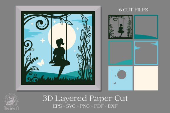 Beautiful Girl 3D Paper Cut SVG for Shadow Boxes: A Designerβs Real-World Review