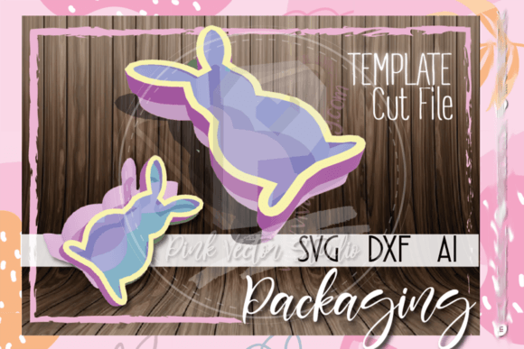 Easter Bunny Box 2: Festive 3D SVG for Gift Boxes & Seasonal Branding