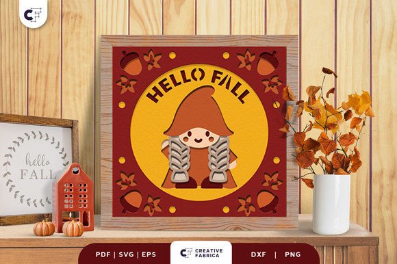 Fall Branding Gets a 3D SVG Boost with Hello Fall Gnome Design