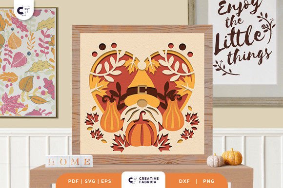 Fall Gnome 3D SVG: Cozy Autumn Vibes for Web & Editorial Design