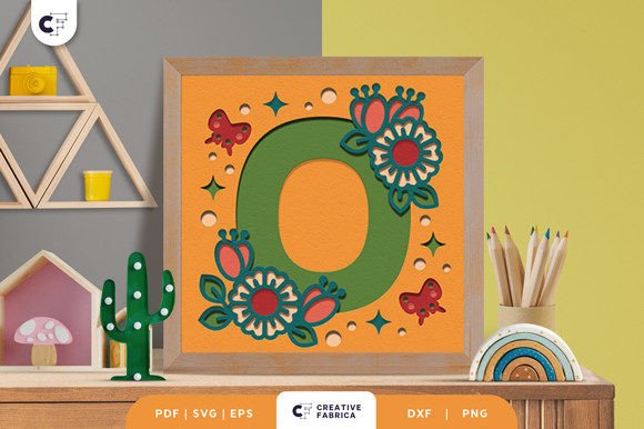 Floral Alphabet Letter O 3D Shadow Box: A Designer’s Honest Review