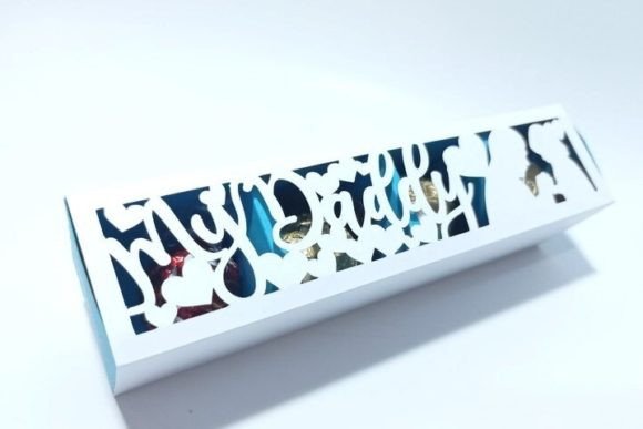 My Daddy Chocolate Box: A 3D SVG Design for Heartfelt Father's Day Content
