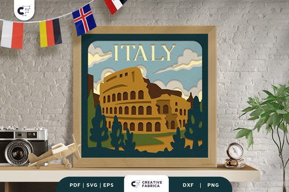 Rome Colosseum 3D SVG: Countries Asset Review